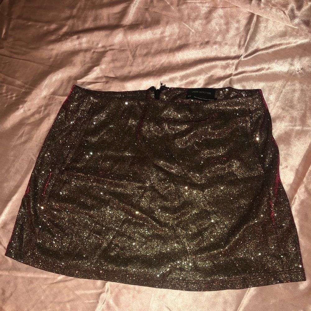 Urban Outfitters Shimmer Mini Skirt